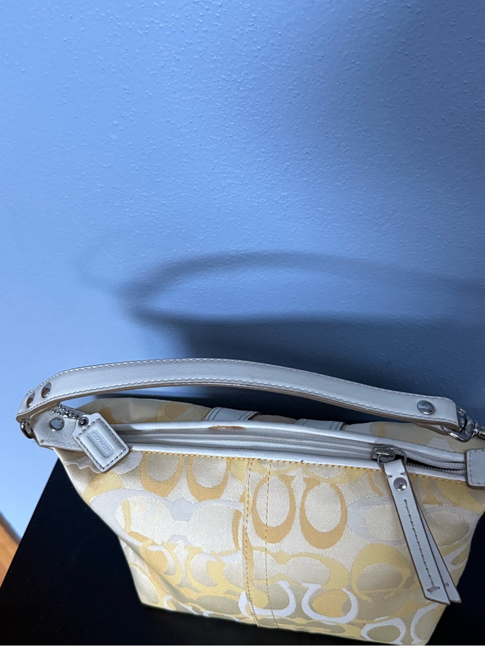 vintage Y2K Coach Hampton Optic C Signature Baguette Bag - Picture 3 of 6
